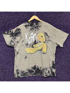 Korn Issues Album Cover Oversized Tie-Dye T-Shirt Size S/M
